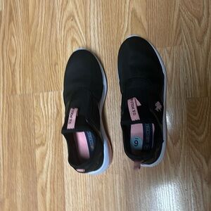 U.S. Polo Assn. size 6 Black and soft Pink So Comfy
